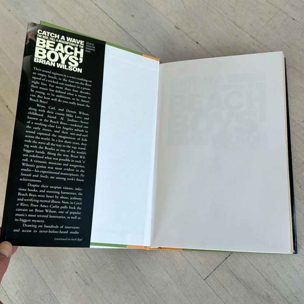 “Catch a Wave - Beach Boys’ Brian Wilson hardcover by Peter Ames Carlin - Picture 5 of 8